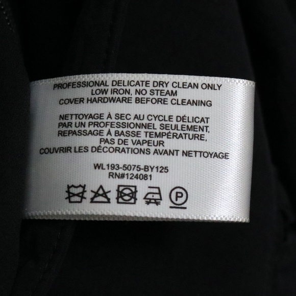 Proenza Schouler Women's Size S Black Nylon Parachute Pleated Midi Skirt Belt - Picture 9 of 11